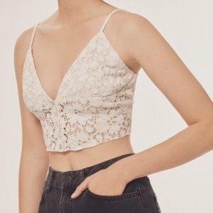 UO Lace Button Down Cami